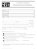 Sba Form 155 - Standby Creditor's Agreement