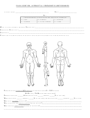 Pain Location, Intensity & Frequency Questionnaire Form