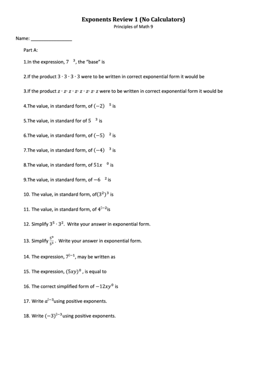 Vertex Form To Standard Form Worksheet Printable pdf