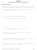 Student Worksheet Printable pdf
