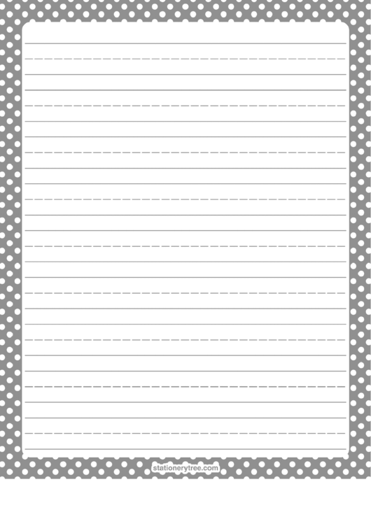Lined Stationery Printable pdf