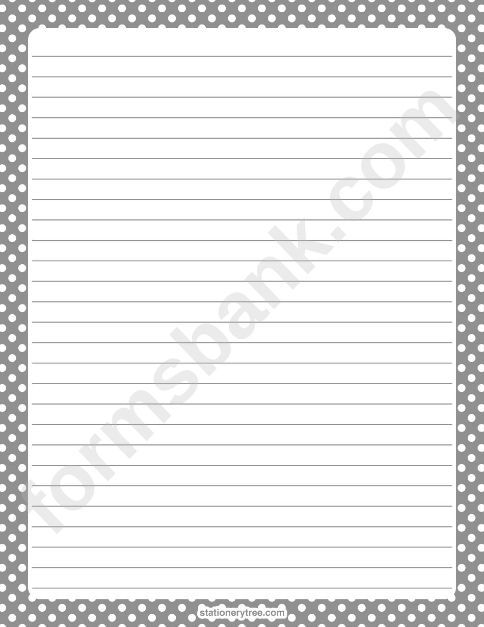 Lined Stationery