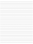 Lined Paper For Young Writers