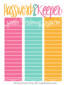 Password Keeper Template