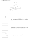 Canard Paper Airplane Instructions