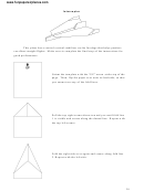 Interceptor Paper Airplane Instructions