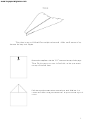 Arrow Paper Airplanes