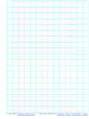 Grid Paper (1 Centimeter, Blue On White)