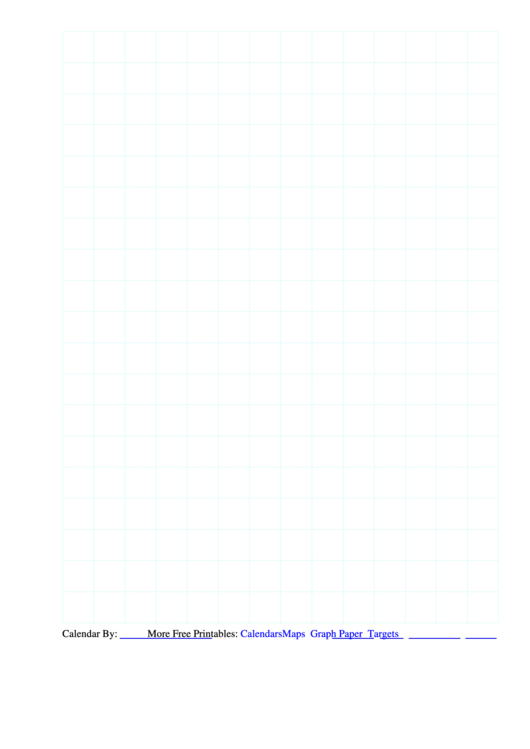 Grid Paper (1 Centimeter, Blue On White) Printable pdf