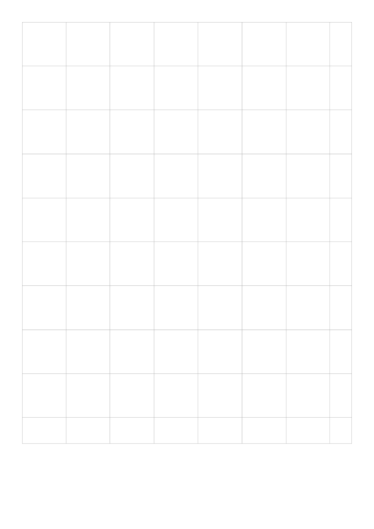 Graph Paper - Square, Gray On White Printable pdf