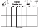 Reading Log March